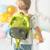 Sac à dos dragon en coton doux Green 2 - vertbaudet enfant 