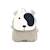 Sac à dos chien en coton doux Grey and white-black 1 - vertbaudet enfant 