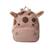 Sac à dos girafe en coton doux Pink andbrown 1 - vertbaudet enfant 