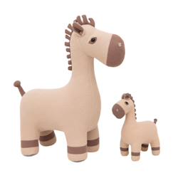 Jouet-Lot 2 peluches chevaux coton