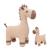 Lot 2 peluches chevaux coton Dark and light brown 1 - vertbaudet enfant 