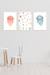 Lot 3 cadres muraux enfant méduses et océan Multi coloured 3 - vertbaudet enfant 