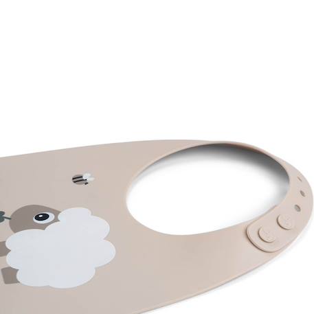 Bavoir silicone dotti bleu Bleu+Rose+Sable 8 - vertbaudet enfant 