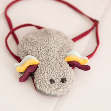 Sac bandoulière araignée en coton doux Grey 3 - vertbaudet enfant 