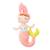 Poupée en tissu enfant sirène lapine Pink 1 - vertbaudet enfant 