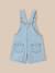 Salopette en denim fille Denim bleach 2 - vertbaudet enfant 