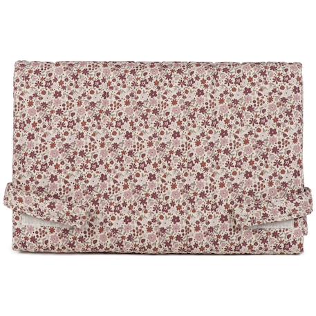 Tapis à langer cherry fleurs Mauve 2 - vertbaudet enfant 