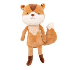 Jouet-Poupons et poupées-Poupée en tissu enfant renard brun doux