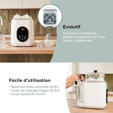 Lave biberon et stérilisateur nutriwash Beige 6 - vertbaudet enfant 