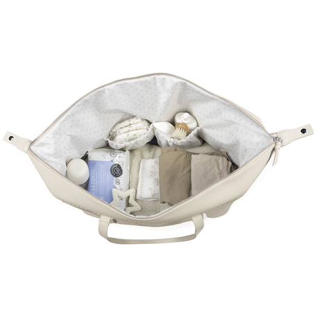 Sac weekend icon cream Beige+Marron 2 - vertbaudet enfant 
