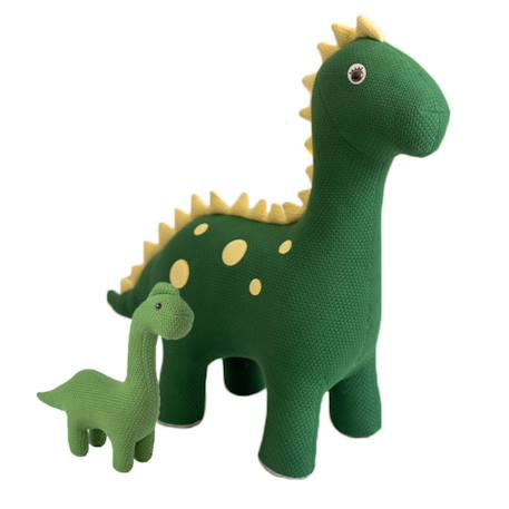 Lot 2 peluches dinosaures coton Green olive 1 - vertbaudet enfant 