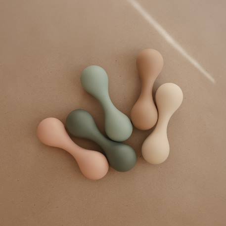 Hochet en silicone cambridge blue Ecru 5 - vertbaudet enfant 