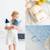 Lot 2 peluches poissons tissu doux Light blue 6 - vertbaudet enfant 