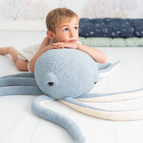 Peluche pieuvre en tissu doux océan Blue 2 - vertbaudet enfant 