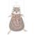 Doudou plat écureuil cherry fleurs Mauve 4 - vertbaudet enfant 