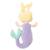 Poupée en tissu enfant sirène lapine Purple 2 - vertbaudet enfant 