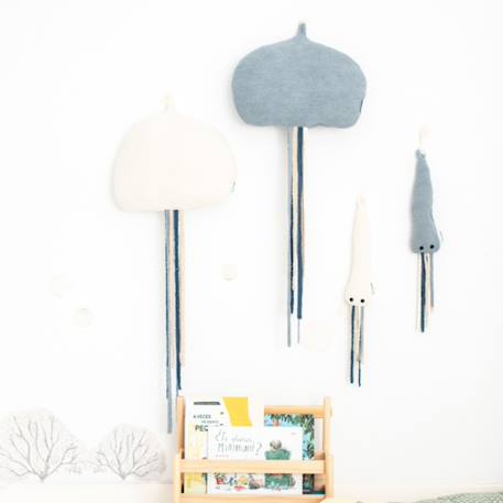Lot 4 animaux océan méduses + mini pulpes Blue and white 2 - vertbaudet enfant 