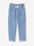 Pantalon paperbag denim bleu clair+bleu moyen 1 - vertbaudet enfant 