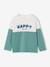 T-shirt manches longues colorblock vert d'eau 1 - vertbaudet enfant 
