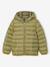 Doudoune garçon légère à capuche bleu jean+bleu moyen+marine+noir+noisette+noix de pécan+olive+rouge+vert émeraude 25 - vertbaudet enfant 