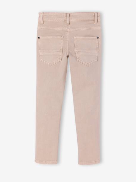 Slim garçon couleur morphologique FIN argile+beige+bleu nuit+noir+tomette+vert émeraude 2 - vertbaudet enfant 