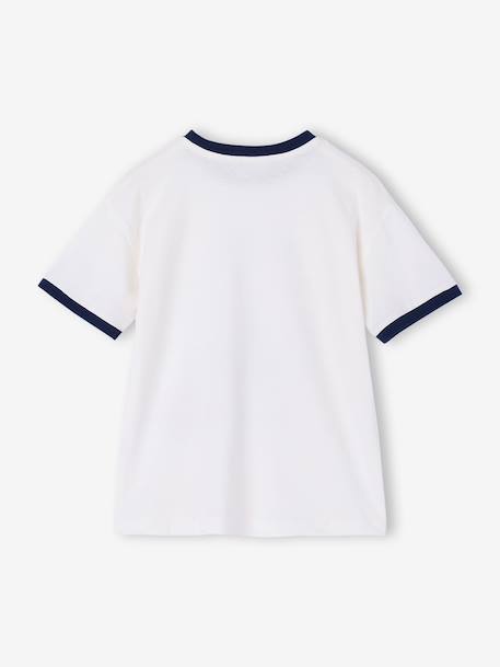 T-shirt garçon manches courtes écru 3 - vertbaudet enfant 