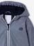 Coupe-vent garçon capuche zippé bleu chambray 3 - vertbaudet enfant 