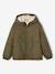 Coupe-vent garçon doublé sherpa à capuche caramel+kaki+marine+olive 23 - vertbaudet enfant 