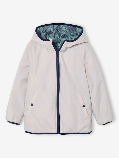 Blouson garçon réversible bleu océan+vert 8 - vertbaudet enfant 
