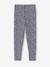Lot de 2 leggings fille Basics indigo+kaki+marron imprimé+vert sauge 4 - vertbaudet enfant 