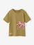 T-shirt manches courtes tigre olive 1 - vertbaudet enfant 