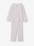 Pyjama fille gaze de coton fleurs écru 5 - vertbaudet enfant 
