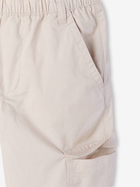 Pantalon cargo léger beige+olive 5 - vertbaudet enfant 