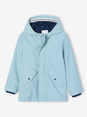VERTBAUDET Ciré à Capuche Esprit Marin Garçon Jaune - Imperméable Doublé 8 Ans