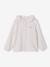 Pyjama fille gaze de coton fleurs écru 2 - vertbaudet enfant 