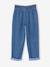 Pantalon paperbag denim bleu clair+bleu moyen 6 - vertbaudet enfant 