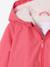 Coupe-vent fille à capuche doublé sherpa rose 6 - vertbaudet enfant 