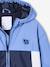 Blouson garçon coupe-vent colorblock bleu moyen+kaki+vert d'eau 3 - vertbaudet enfant 