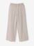 Pantalon large fille fluide rayé beige 5 - vertbaudet enfant 