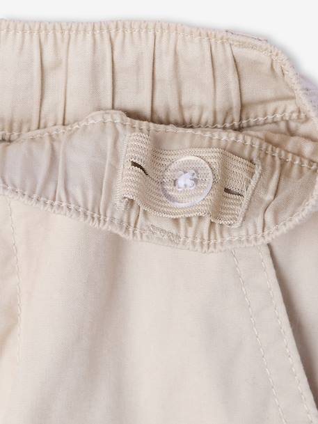 Pantalon cargo léger beige+olive 6 - vertbaudet enfant 