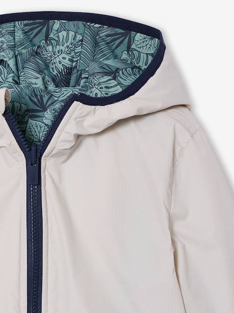 Blouson garçon réversible bleu océan+vert 14 - vertbaudet enfant 