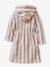 Peignoir enfant rayé Ours personnalisable, avec coton recyclé rayé beige 3 - vertbaudet enfant 