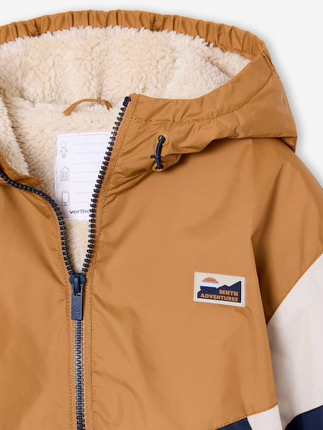 Coupe vent garçon doublé sherpa noix de pécan 7 - vertbaudet enfant 