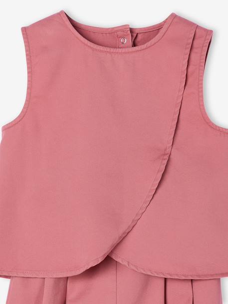 Ensemble pantacourt top croisé vieux rose 5 - vertbaudet enfant 