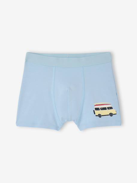 Lot 5 boxers van vert d'eau 5 - vertbaudet enfant 