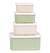 Lot de 4 boîtes à goûter fleurs Vert, rose, blanc 3 - vertbaudet enfant 