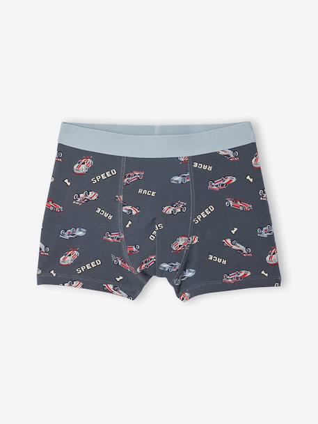 Lot 5 boxers voiture F1 anthracite 6 - vertbaudet enfant 
