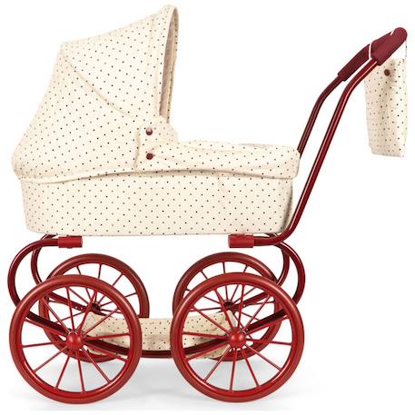 Landau pour poupée estate dot Ecru, bleu, rouge 3 - vertbaudet enfant 