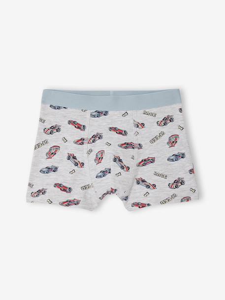 Lot 5 boxers voiture F1 anthracite 3 - vertbaudet enfant 