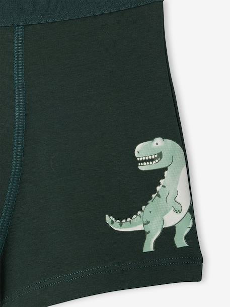 Lot 5 boxers dino encre 8 - vertbaudet enfant 